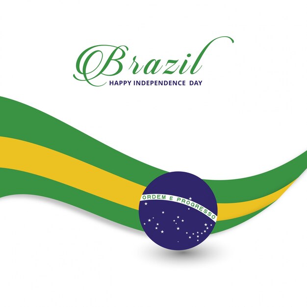 Free Vector | Modern brazil independence day design