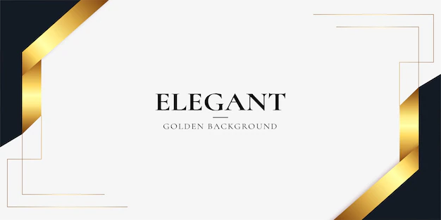 Free Vector | Modern elegant business background with gold ornaments