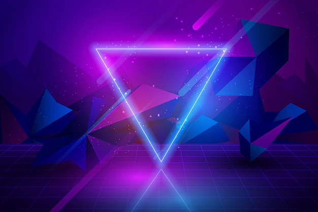 Free Vector | Neon lights background theme