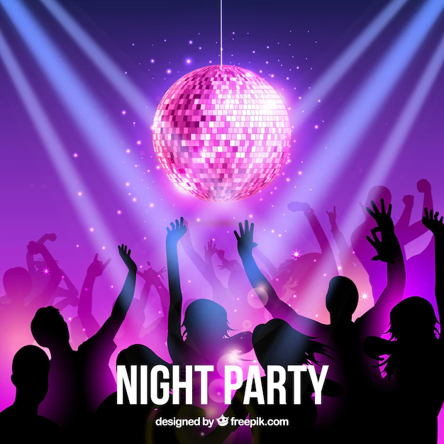 Free Vector | Night party