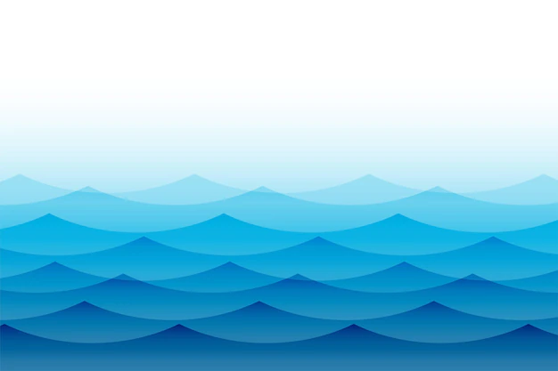 Free Vector | Ocean sea waves ripples water background