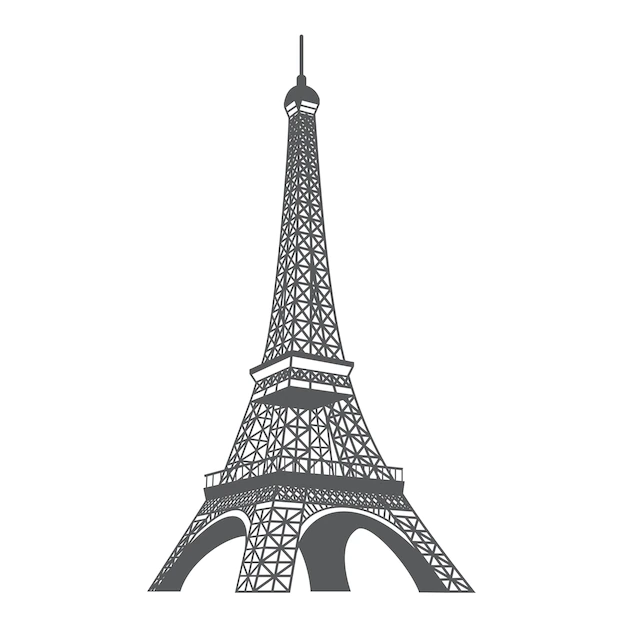 Free Vector | Of the eiffel tower