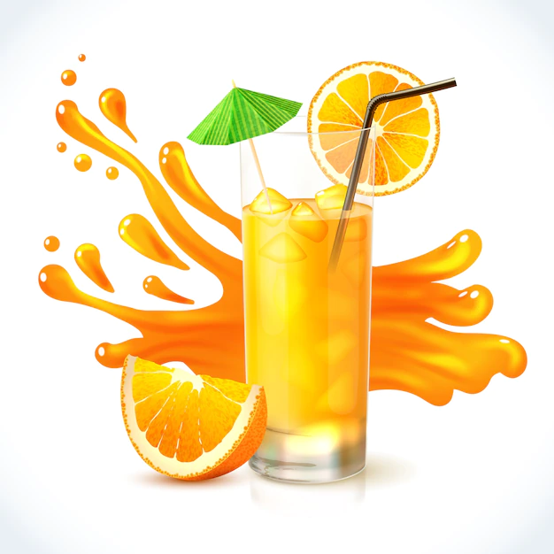 Free Vector | Orange juice