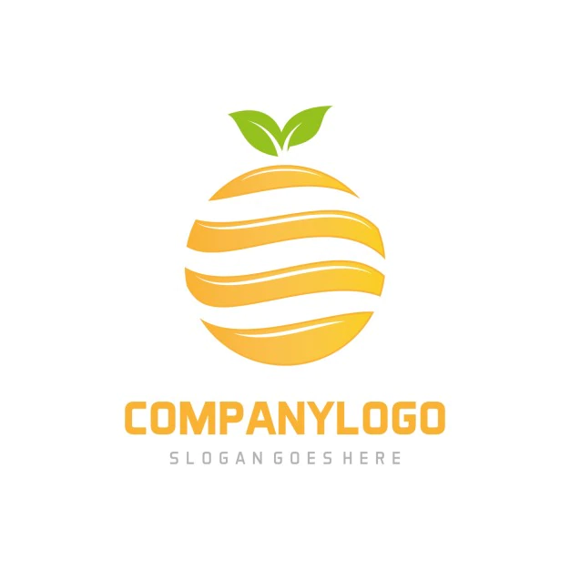 Free Vector | Orange logo template