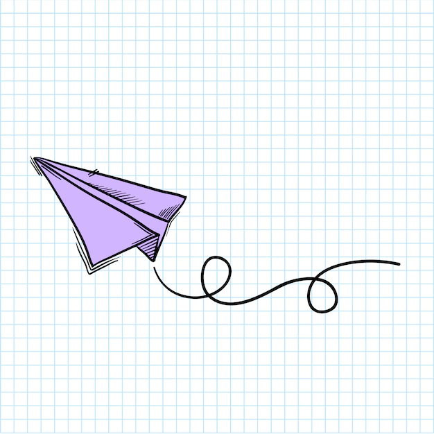Free Vector | Paper plane