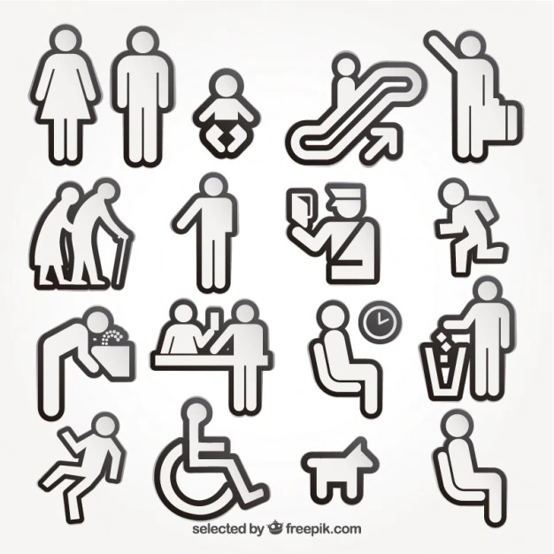 Free Vector | People icons collection