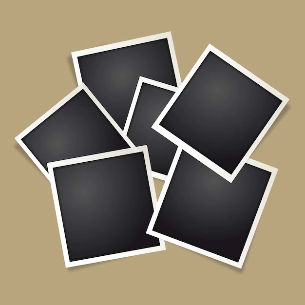 Free Vector | Polaroid photo frame