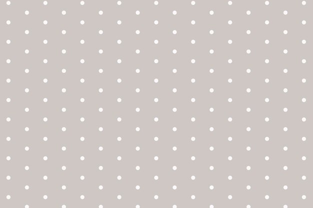 Free Vector | Polka dot pattern background, cute cream color design vector
