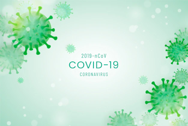 Free Vector | Realistic coronavirus background