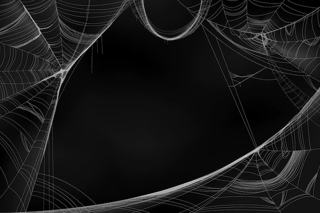 Free Vector | Realistic halloween spider web background