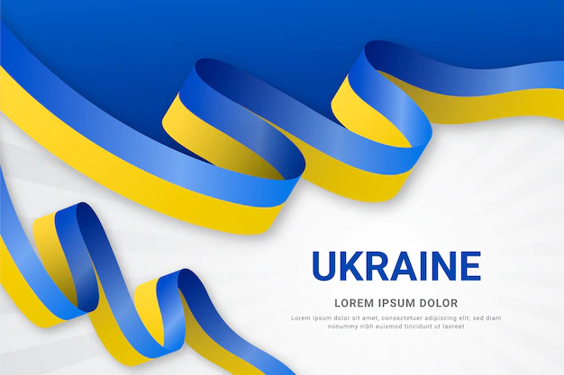 Free Vector | Realistic ukraine ribbon background