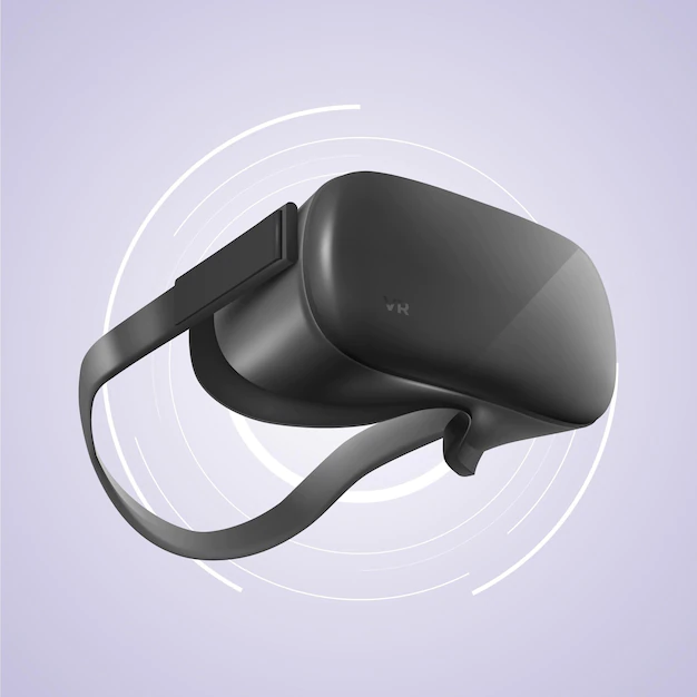 Free Vector | Realistic virtual headset for augmented reality