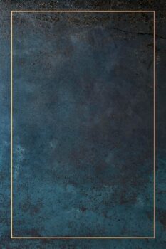 Free Vector | Rectangle gold frame on a grunge blue background vector