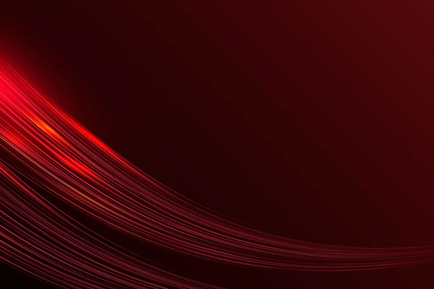 Free Vector | Red border vector flowing neon wave background