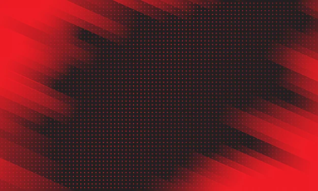 Free Vector | Red diagonal geometric striped   background with halftone pattern