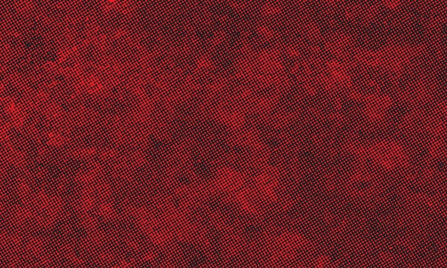 Free Vector | Red grunge style halftone pattern background