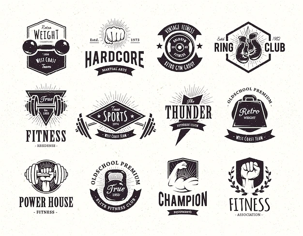 Free Vector | Retro emblems collection