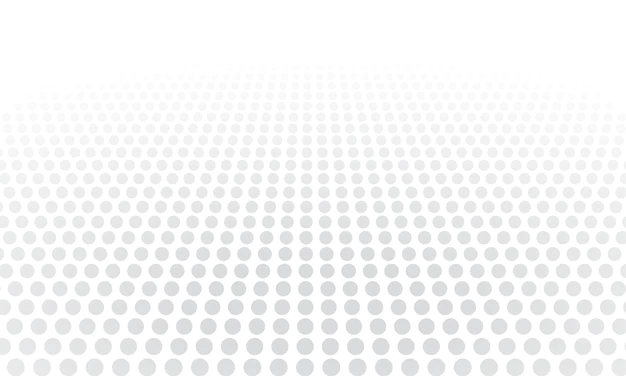 Free Vector | Seamless gray halftone pattern in white background