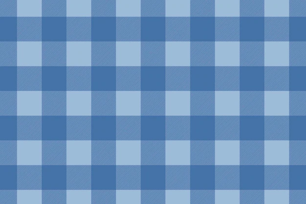 Free Vector | Seamless plaid background, blue checkered pattern design vector