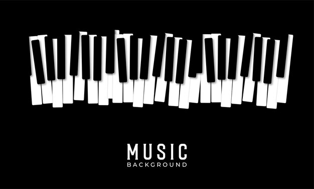 Free Vector | Simple background for music festival