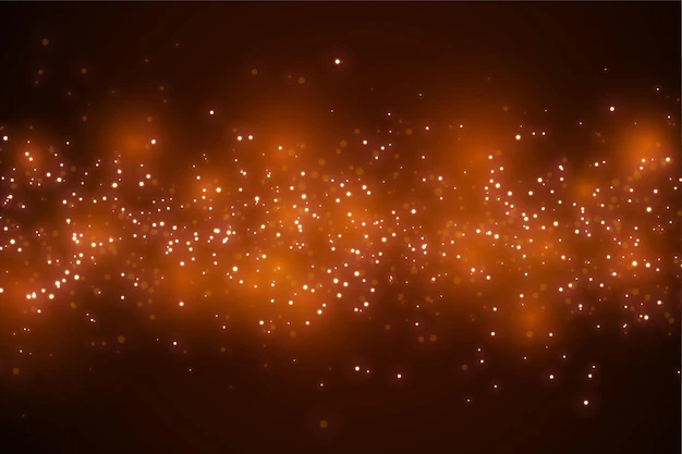Free Vector | Sparkles and bokeh lights effect
