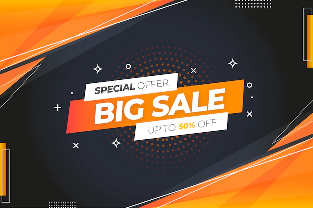 Free Vector | Special offer big sale background