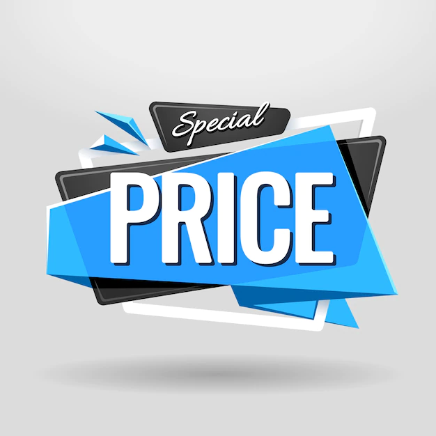 Free Vector | Special price poster
