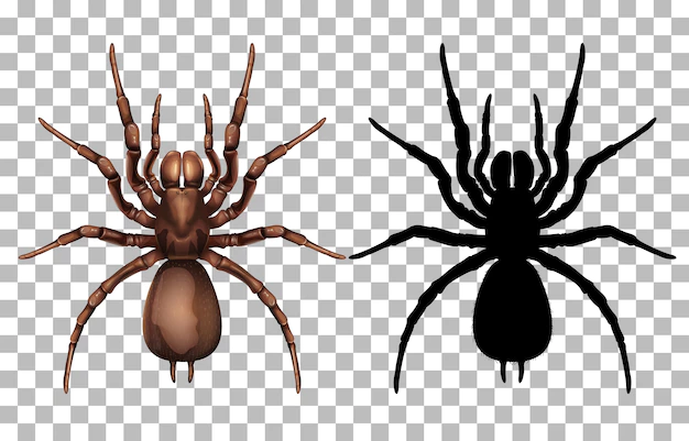 Free Vector | Spider on transparent