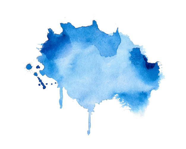 Free Vector | Stylish blue watercolor stain texture background