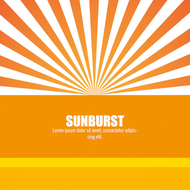 Free Vector | Sunburst pattern
