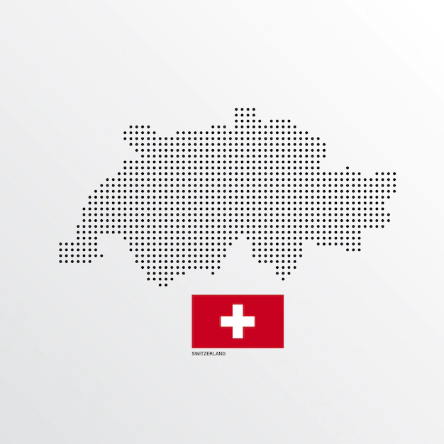 Free Vector | Switzerland map design