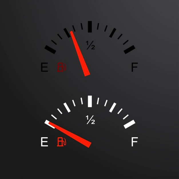Free Vector | Tachometer and fuel gauge