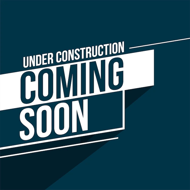 Free Vector | Under construction coming soon modern template