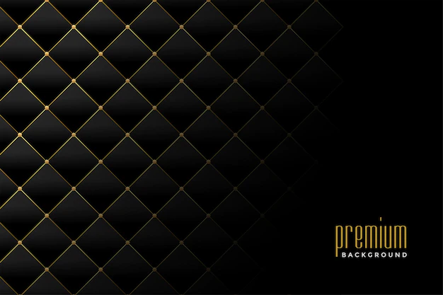 Free Vector | Upholstery golden luxury diamond pattern background design