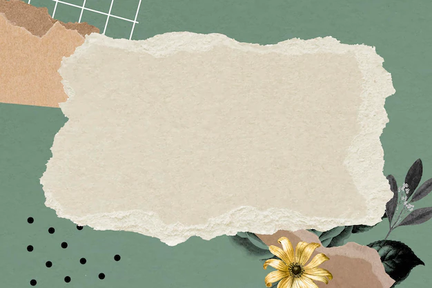 Free Vector | Vintage collage frame wallpaper background illustration, vector paper texture with design space