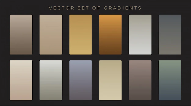 Free Vector | Vintage old style gradient set