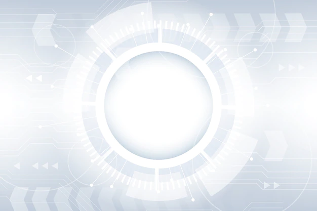 Free Vector | White technology background