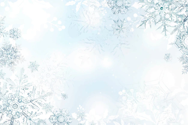 Free Vector | Winter snowflake background
