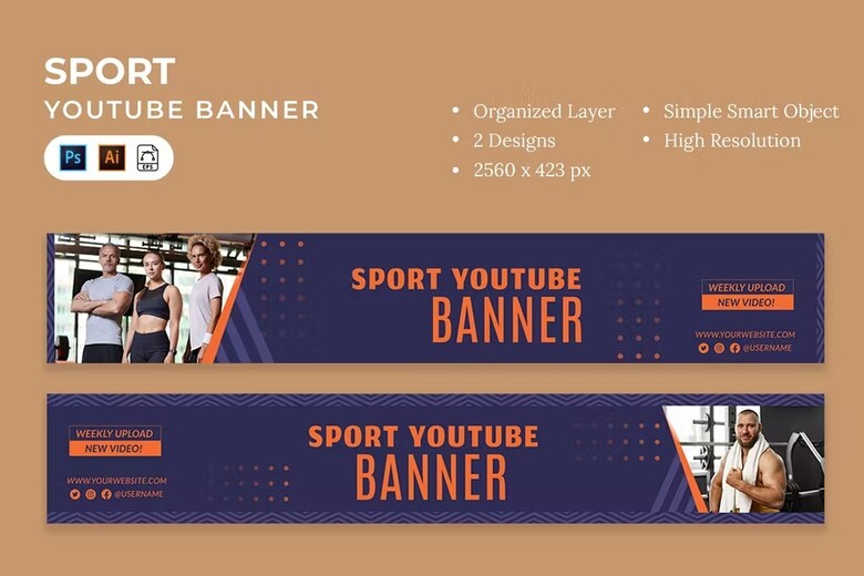 Sport Youtube Banner free download