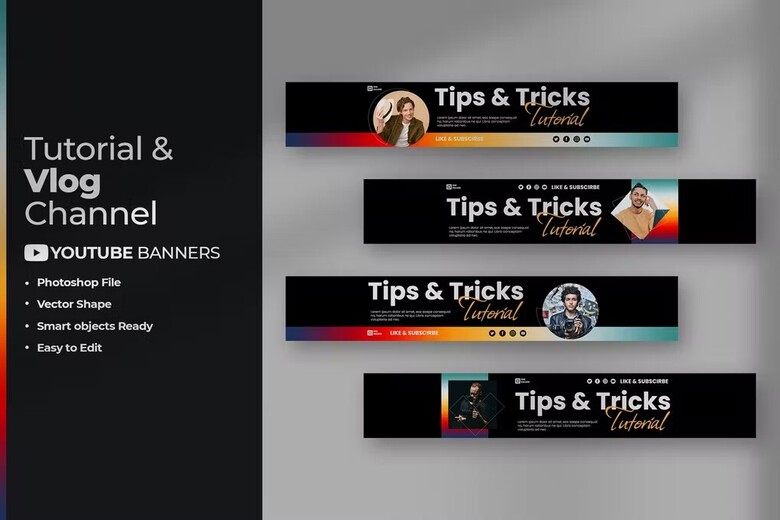 Youtube Banners free download