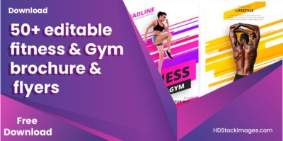 Download 50+ editable fitness & Gym brochure and flyers for free