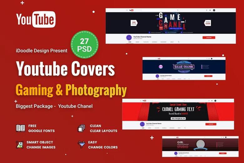 Promotion Youtube Covers - 27PSD