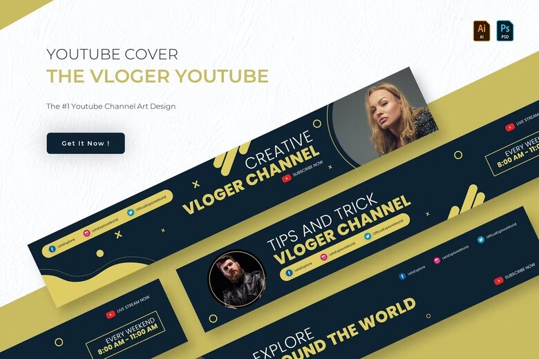 The Vloger Youtube | Youtube Cover free download