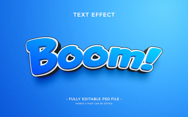 Free PSD | Cartoon text effect