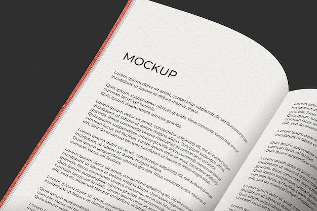 Free PSD | Open book mockup