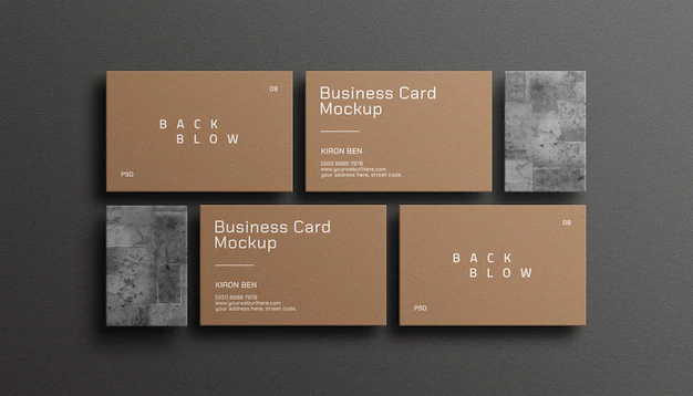 Free PSD | Business card mockup