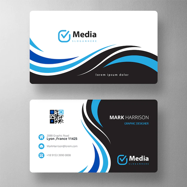 Free PSD | Colorful business card mock up