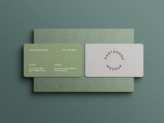 Free PSD | Elegant business card mockup