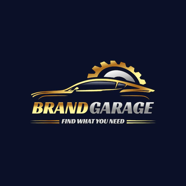Free Vector | Gradient auto parts logo design