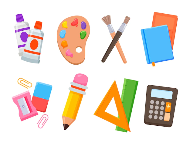 Free Vector | Flat back to school elements collection